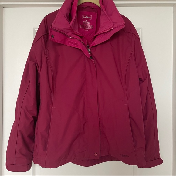 L.L. Bean 2-in-1 Winter Coat Jacket Fleece - Picture 8 of 12
